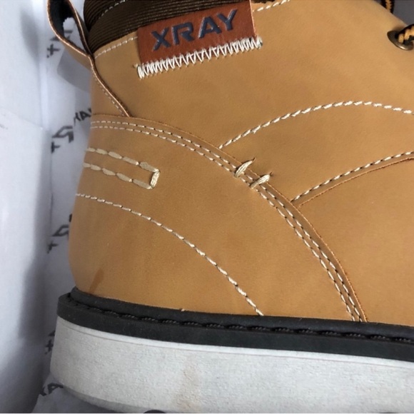 Xray Footwear Dahill Men's High Top Boots Wheat Color Size 9 New in Box - Picture 16 of 16